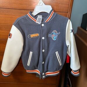 Rare Disney Stitch 626 Varsity Letterman Jacket.